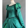 Cosrea Little Mermaid Ariel Classic Green Satin Cosplay Costume Disney Inspired