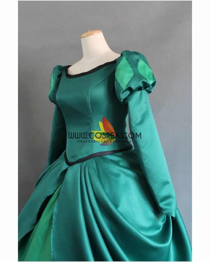 Cosrea Little Mermaid Ariel Classic Green Satin Cosplay Costume Disney Inspired 6 Cosrea Little Mermaid Ariel Classic Green Satin Cosplay Costume Disney Inspired