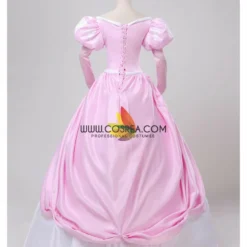 Cosrea Little Mermaid Ariel Classic Pink With Chiffon Sleeves Cosplay Costume
