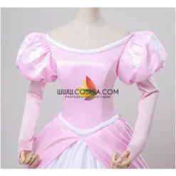 Cosrea Little Mermaid Ariel Classic Pink With Chiffon Sleeves Cosplay Costume