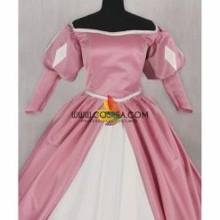 Cosrea Little Mermaid Ariel Classic Rose Pink Satin Cosplay Costume Disney Inspired 16 Cosrea Little Mermaid Ariel Classic Rose Pink Satin Cosplay Costume Disney Inspired