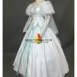 Cosrea Little Mermaid Ariel Embroidered Wedding Dress Cosplay Costume