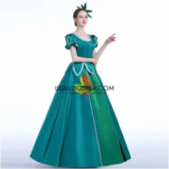 Cosrea Little Mermaid Ariel Emerald Green Cosplay Costume