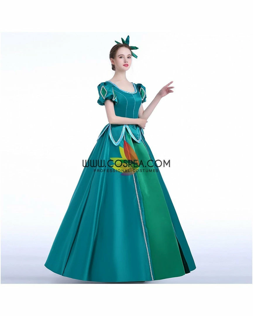 Cosrea Little Mermaid Ariel Emerald Green Cosplay Costume 4 Cosrea Little Mermaid Ariel Emerald Green Cosplay Costume
