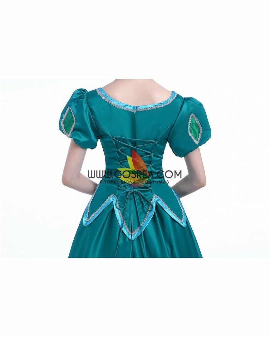 Cosrea Little Mermaid Ariel Emerald Green Cosplay Costume 10 Cosrea Little Mermaid Ariel Emerald Green Cosplay Costume