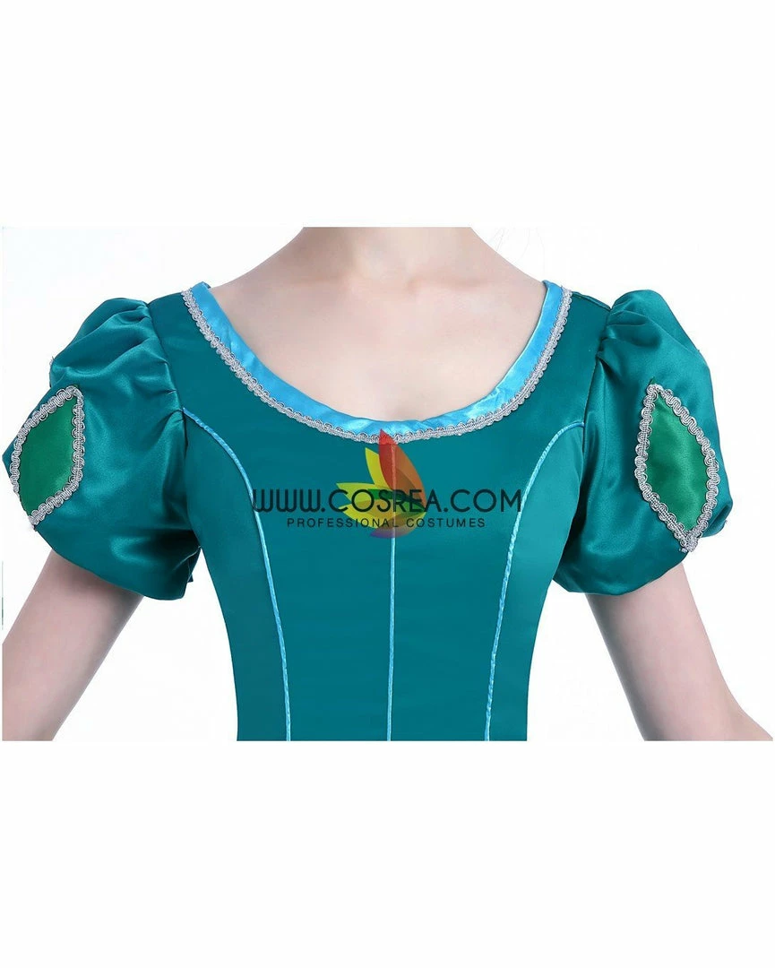 Cosrea Little Mermaid Ariel Emerald Green Cosplay Costume 11 Cosrea Little Mermaid Ariel Emerald Green Cosplay Costume