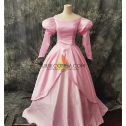 Cosrea Little Mermaid Ariel Light Pink Satin Cosplay Costume 7 Cosrea Little Mermaid Ariel Light Pink Satin Cosplay Costume