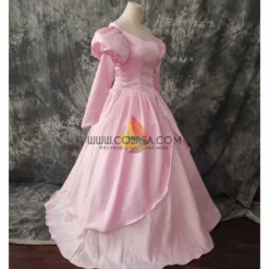 Cosrea Little Mermaid Ariel Light Pink Satin Cosplay Costume 8 Cosrea Little Mermaid Ariel Light Pink Satin Cosplay Costume