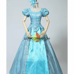 Cosrea Little Mermaid Ariel Park Inspired Brocade Satin Cosplay Costume Disney Inspired