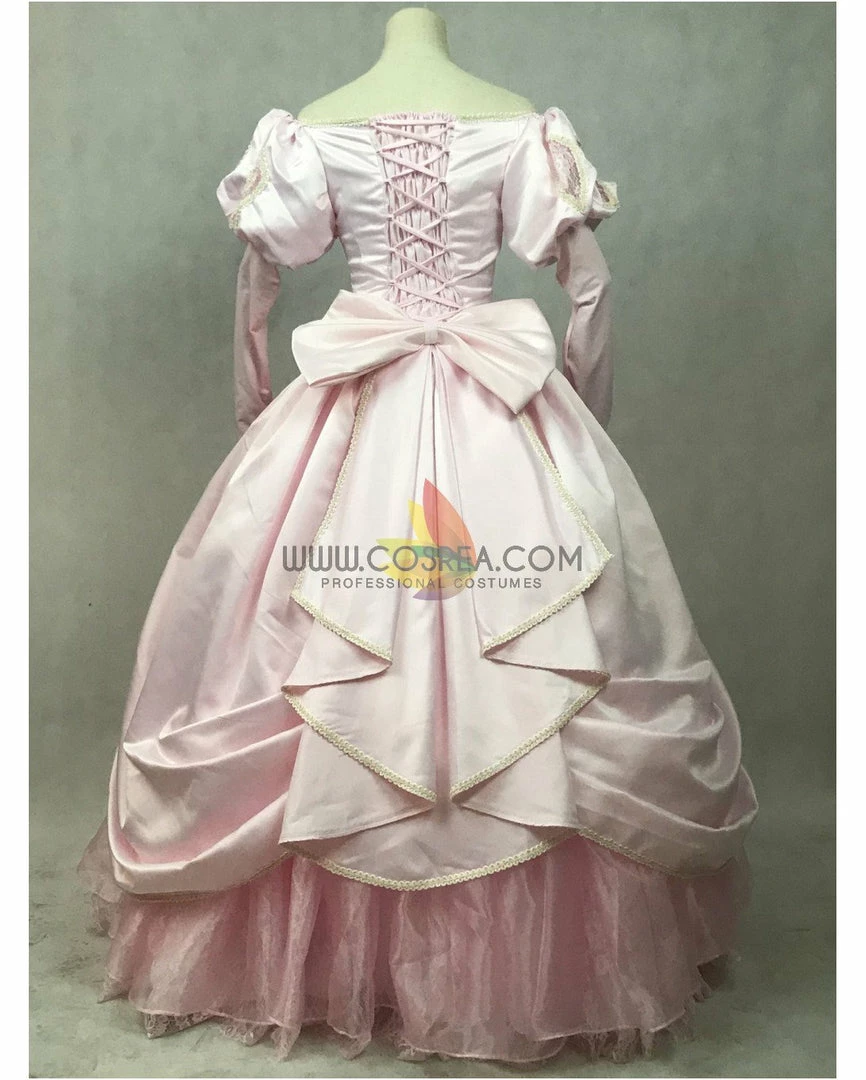 Cosrea Little Mermaid Ariel Pastel Pink Wedding Cosplay Costume 7 Cosrea Little Mermaid Ariel Pastel Pink Wedding Cosplay Costume