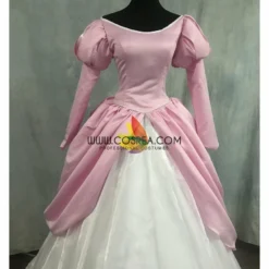 Cosrea Disney Inspired Little Mermaid Ariel Rose Pink With Floral Lace Cosplay Costume 11 Cosrea Disney Inspired Little Mermaid Ariel Rose Pink With Floral Lace Cosplay Costume