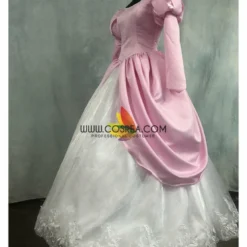 Cosrea Disney Inspired Little Mermaid Ariel Rose Pink With Floral Lace Cosplay Costume 13 Cosrea Disney Inspired Little Mermaid Ariel Rose Pink With Floral Lace Cosplay Costume