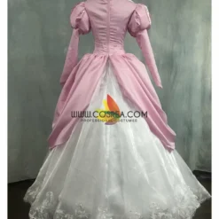Cosrea Disney Inspired Little Mermaid Ariel Rose Pink With Floral Lace Cosplay Costume 15 Cosrea Disney Inspired Little Mermaid Ariel Rose Pink With Floral Lace Cosplay Costume