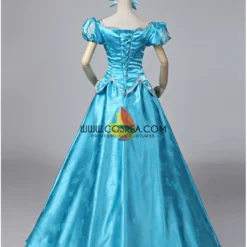 Cosrea Little Mermaid Ariel Turquoise Brocade Cosplay Costume Disney Inspired 14 Cosrea Little Mermaid Ariel Turquoise Brocade Cosplay Costume Disney Inspired