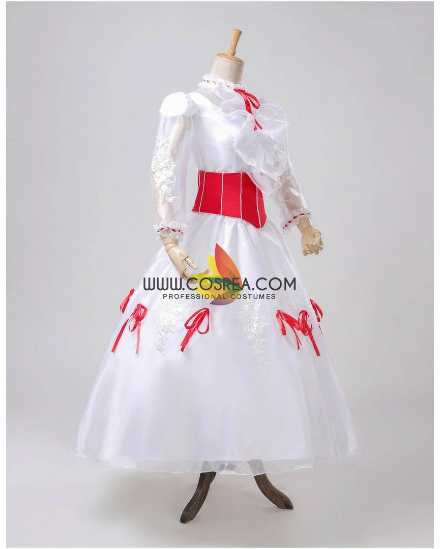 Cosrea Mary Poppins Classic Tulle Cosplay Costume Disney Inspired 5 Cosrea Mary Poppins Classic Tulle Cosplay Costume Disney Inspired