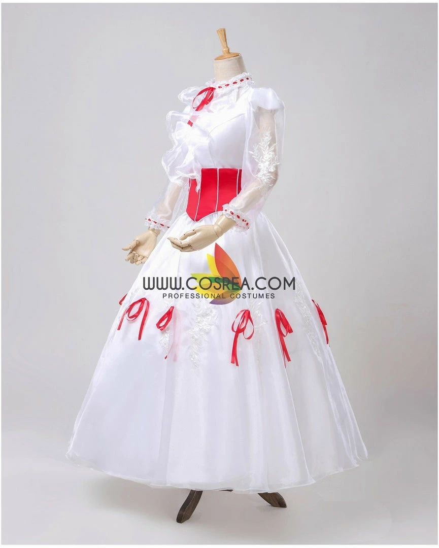 Cosrea Mary Poppins Classic Tulle Cosplay Costume Disney Inspired 6 Cosrea Mary Poppins Classic Tulle Cosplay Costume Disney Inspired