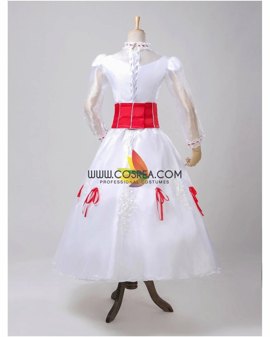 Cosrea Mary Poppins Classic Tulle Cosplay Costume Disney Inspired 7 Cosrea Mary Poppins Classic Tulle Cosplay Costume Disney Inspired