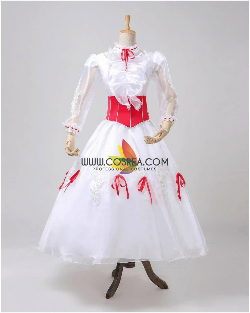Cosrea Mary Poppins Classic Tulle Cosplay Costume Disney Inspired 4 Cosrea Mary Poppins Classic Tulle Cosplay Costume Disney Inspired