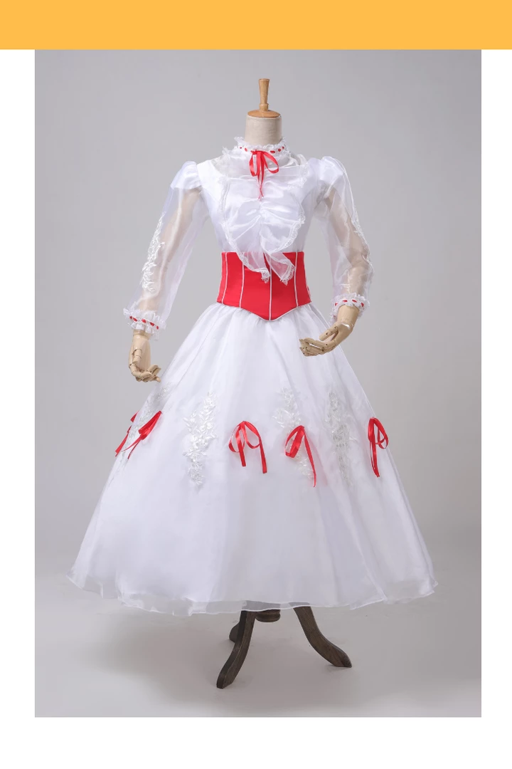 Cosrea Mary Poppins Classic Tulle Cosplay Costume Disney Inspired 3 Cosrea Mary Poppins Classic Tulle Cosplay Costume Disney Inspired