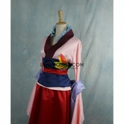Cosrea Disney Inspired Mulan Satin Cosplay Costume