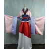 Cosrea Disney Inspired Mulan Satin Cosplay Costume 2 Cosrea Disney Inspired Mulan Satin Cosplay Costume