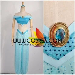 Cosrea Disney Inspired Aladdin Jasmine Classic Cosplay Costume