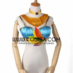 Cosrea Aladdin Jasmine Satin With Tassel Gems Cosplay Costume Disney Inspired 12 Cosrea Aladdin Jasmine Satin With Tassel Gems Cosplay Costume Disney Inspired