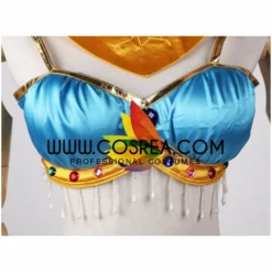 Cosrea Aladdin Jasmine Satin With Tassel Gems Cosplay Costume Disney Inspired 14 Cosrea Aladdin Jasmine Satin With Tassel Gems Cosplay Costume Disney Inspired