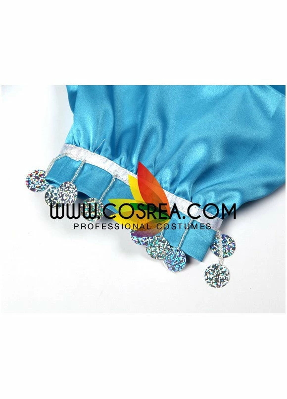 Cosrea Aladdin Jasmine Satin With Tassel Gems Cosplay Costume Disney Inspired 9 Cosrea Aladdin Jasmine Satin With Tassel Gems Cosplay Costume Disney Inspired