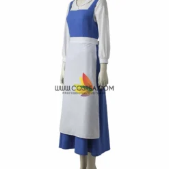 Cosrea Beauty And Beast Classic Belle Peasant Cotton Twill Cosplay Costume
