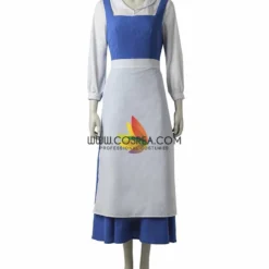 Cosrea Beauty And Beast Classic Belle Peasant Cotton Twill Cosplay Costume