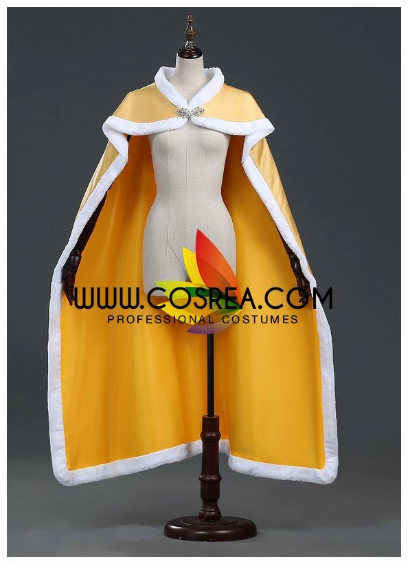 Cosrea Beauty And Beast Classic Belle Rose Gold Satin Cape Disney Inspired 4 Cosrea Beauty And Beast Classic Belle Rose Gold Satin Cape Disney Inspired