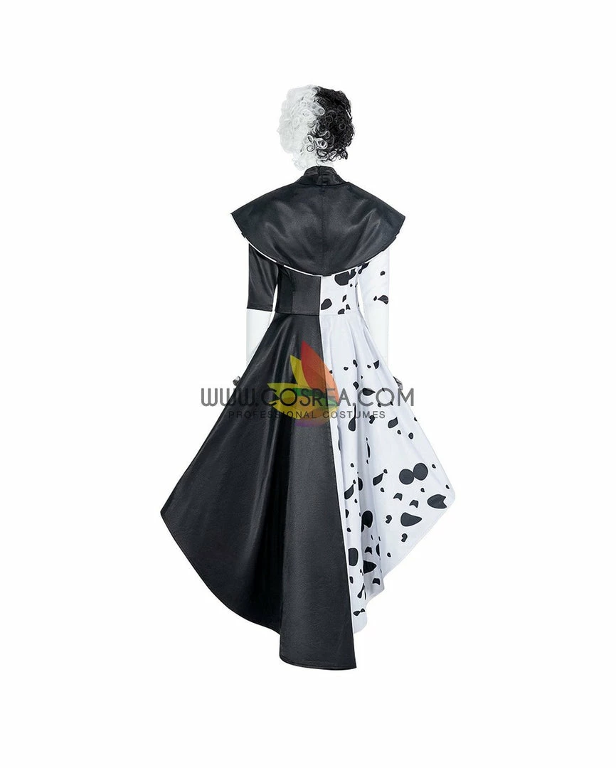Cosrea Disney Cruella 2021 Movie 101 Dalmatian's Cosplay Costume Disney Inspired 6 Cosrea Disney Cruella 2021 Movie 101 Dalmatian's Cosplay Costume Disney Inspired