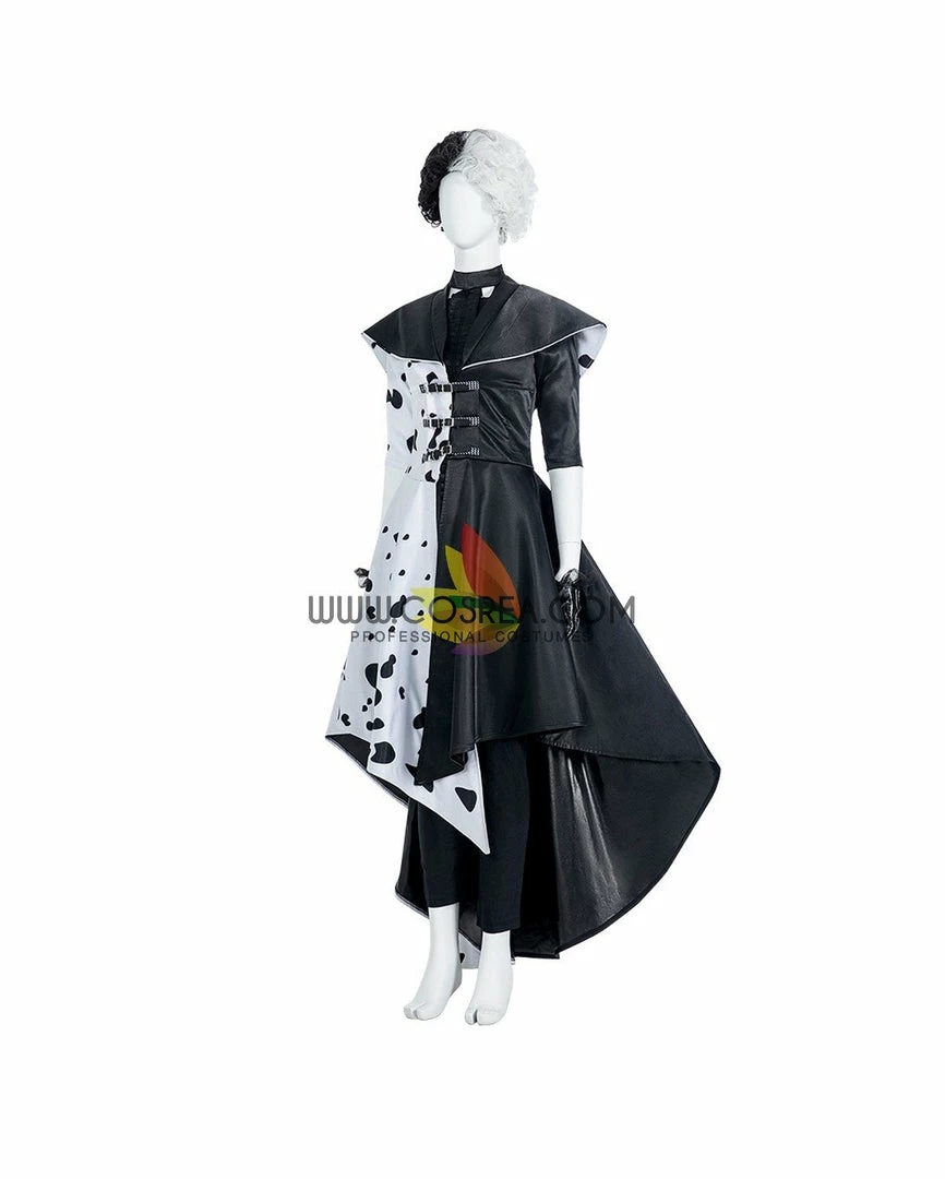 Cosrea Disney Cruella 2021 Movie 101 Dalmatian's Cosplay Costume Disney Inspired 7 Cosrea Disney Cruella 2021 Movie 101 Dalmatian's Cosplay Costume Disney Inspired