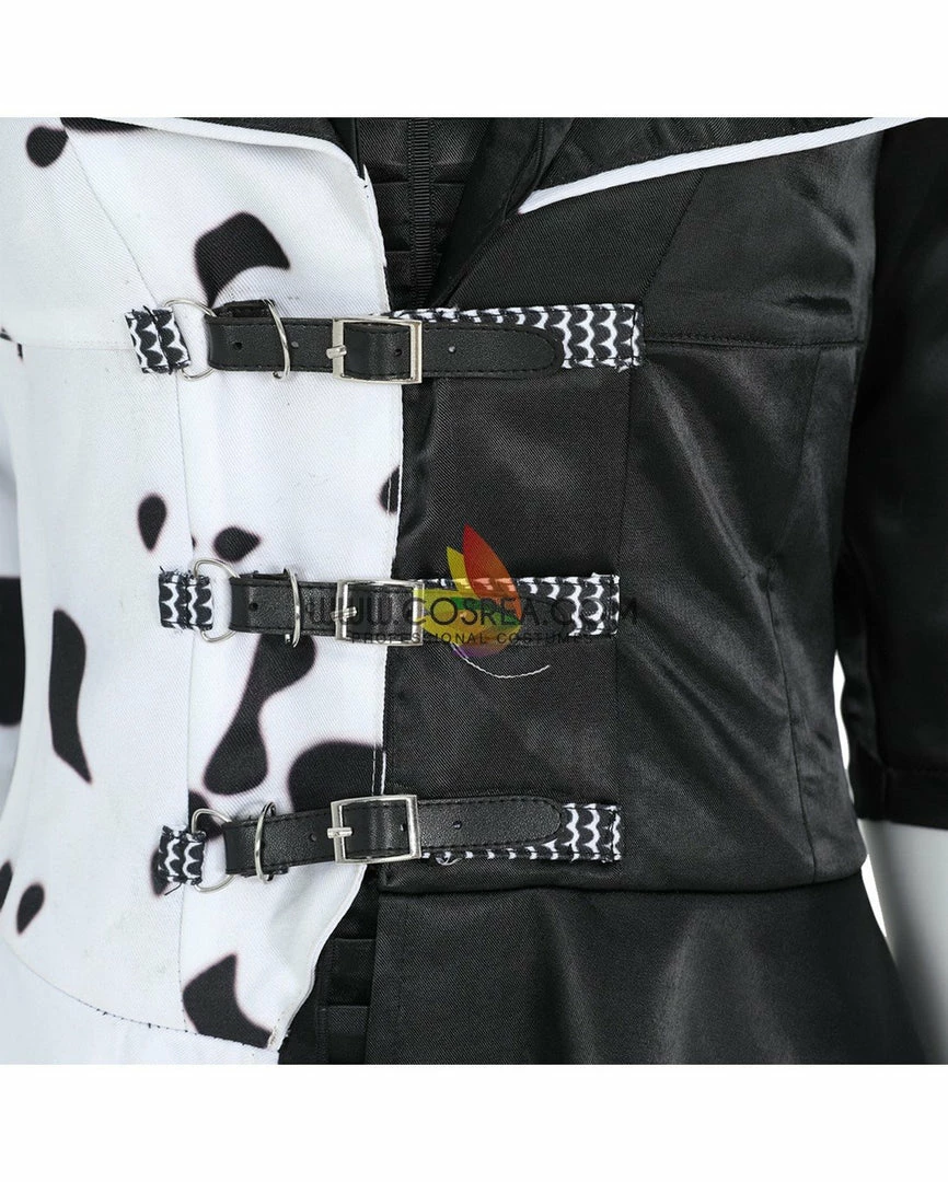 Cosrea Disney Cruella 2021 Movie 101 Dalmatian's Cosplay Costume Disney Inspired 10 Cosrea Disney Cruella 2021 Movie 101 Dalmatian's Cosplay Costume Disney Inspired