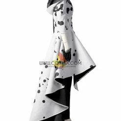 Cosrea Disney Inspired Disney Cruella 2021 Movie 101 Dalmatian's PU Leather Cosplay Costume 21 Cosrea Disney Inspired Disney Cruella 2021 Movie 101 Dalmatian's PU Leather Cosplay Costume