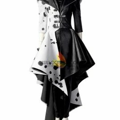 Cosrea Disney Inspired Disney Cruella 2021 Movie 101 Dalmatian's PU Leather Cosplay Costume 20 Cosrea Disney Inspired Disney Cruella 2021 Movie 101 Dalmatian's PU Leather Cosplay Costume