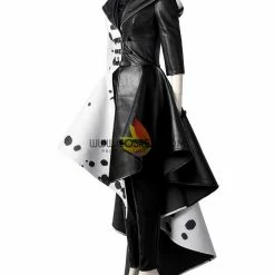 Cosrea Disney Inspired Disney Cruella 2021 Movie 101 Dalmatian's PU Leather Cosplay Costume 24 Cosrea Disney Inspired Disney Cruella 2021 Movie 101 Dalmatian's PU Leather Cosplay Costume