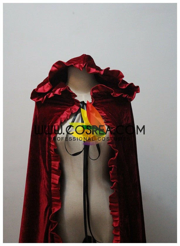 Cosrea Disney Inspired Disney Dark Red Velvet Cape 5 Cosrea Disney Inspired Disney Dark Red Velvet Cape