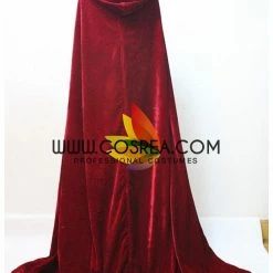 Cosrea Disney Inspired Disney Dark Red Velvet Cape 10 Cosrea Disney Inspired Disney Dark Red Velvet Cape