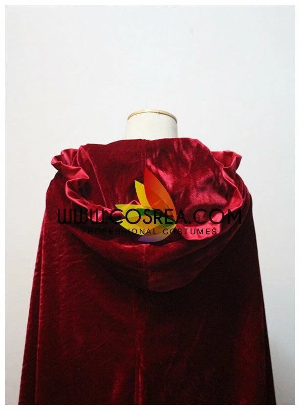 Cosrea Disney Inspired Disney Dark Red Velvet Cape 7 Cosrea Disney Inspired Disney Dark Red Velvet Cape