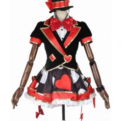 Cosrea Disney TDL Red Hearts Parade Cosplay Costume
