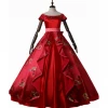 Cosrea Disney Inspired Elena Satin Printed Regal Cosplay Costume