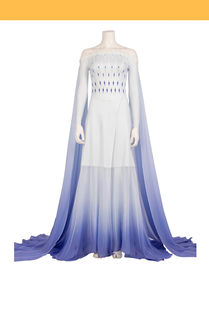 Cosrea Frozen 2 Elsa Show Yourself Gradient Cosplay Costume 3 Cosrea Frozen 2 Elsa Show Yourself Gradient Cosplay Costume