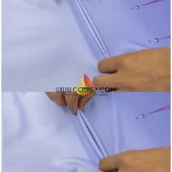 Cosrea Disney Inspired Frozen 2 Elsa Gradient Light Blue Cosplay Costume