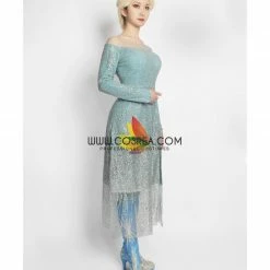 Cosrea Disney Inspired Frozen 2 Elsa High Detail Gradient Embroidered Cosplay Costume 43 Cosrea Disney Inspired Frozen 2 Elsa High Detail Gradient Embroidered Cosplay Costume