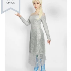 Cosrea Disney Inspired Frozen 2 Elsa High Detail Gradient Embroidered Cosplay Costume 26 Cosrea Disney Inspired Frozen 2 Elsa High Detail Gradient Embroidered Cosplay Costume