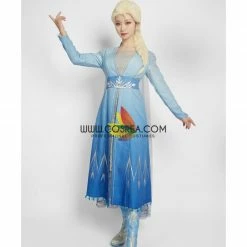 Cosrea Disney Inspired Frozen 2 Elsa High Detail Gradient Embroidered Cosplay Costume 28 Cosrea Disney Inspired Frozen 2 Elsa High Detail Gradient Embroidered Cosplay Costume