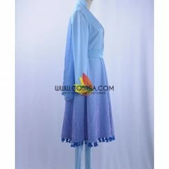 Cosrea Frozen 2 Elsa Light Blue With Tassel Cosplay Costume Disney Inspired 13 Cosrea Frozen 2 Elsa Light Blue With Tassel Cosplay Costume Disney Inspired