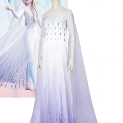 Cosrea Disney Inspired Frozen 2 Elsa Show Yourself Gradient Lilac Purple Cosplay Costume
